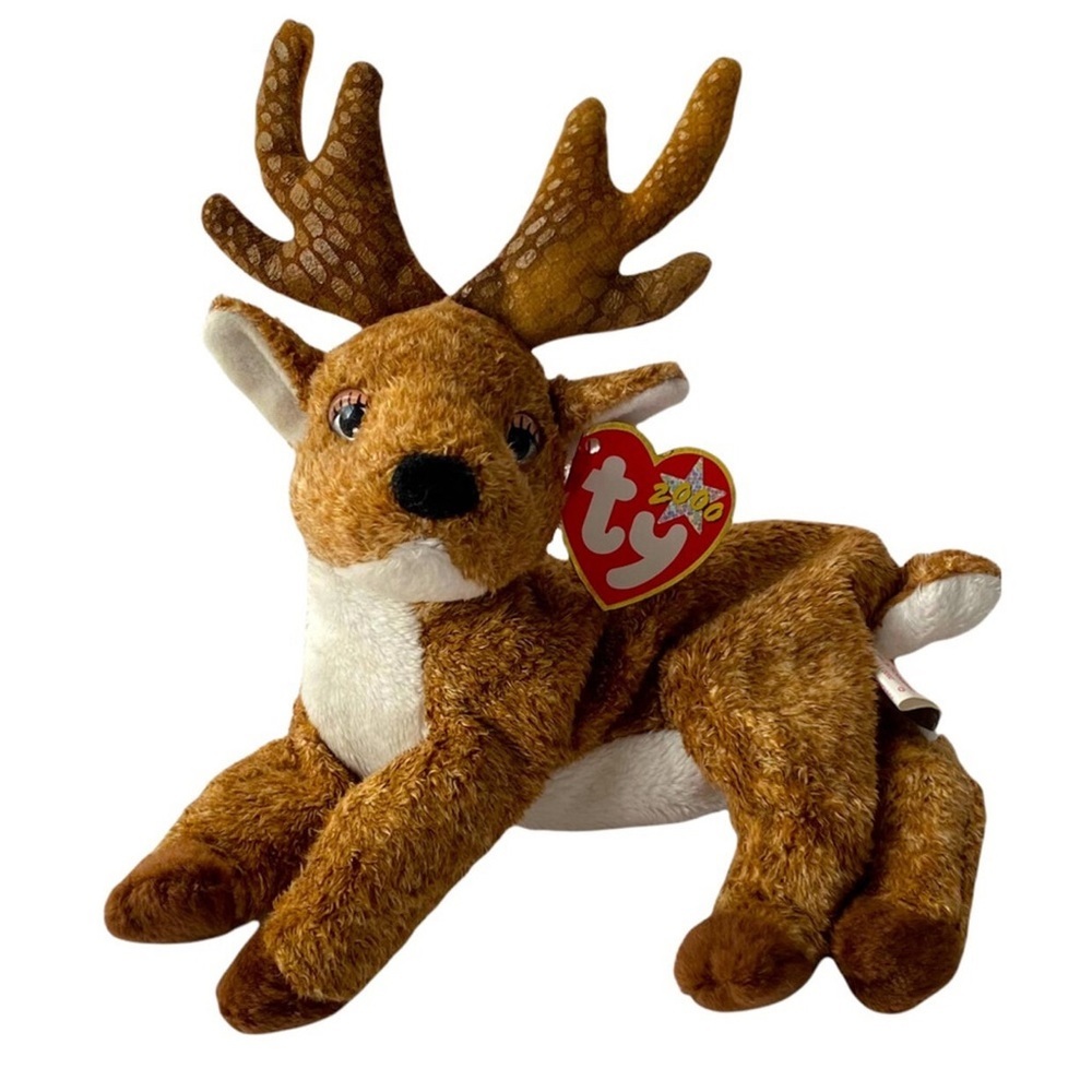 Roxie The Reindeer Ty Beanie Baby from 2000 NWT Christmas